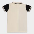 Boys' 100% Cotton Half Sleeves T-Shirt , Off White, small image number null