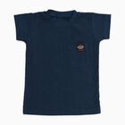 Boys Deep Midnight Navy Blue Crew Neck Casual Half Sleeve T-Shirt, Navy Blue, small image number null