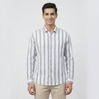Men's Navy Blue Cotton Casual Shirt, नेवी ब्लू, small