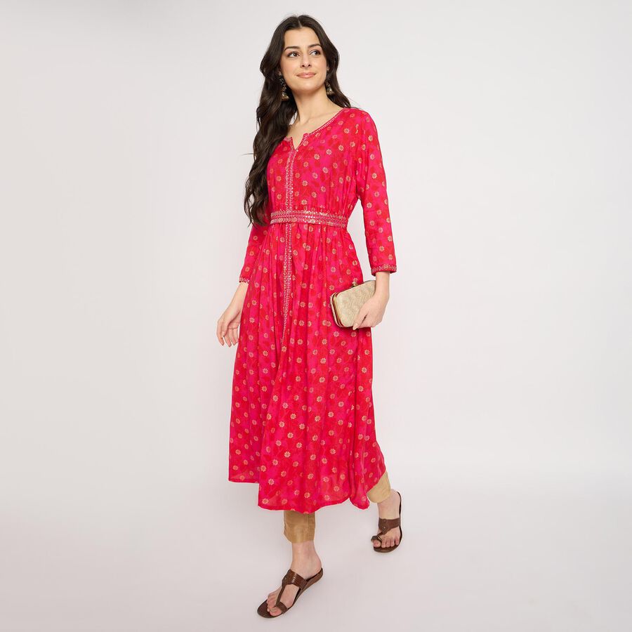 Ladies' Kurta , Fuchsia, large image number null