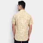 Men's 100% Cotton Casual Shirt, भूरा, small