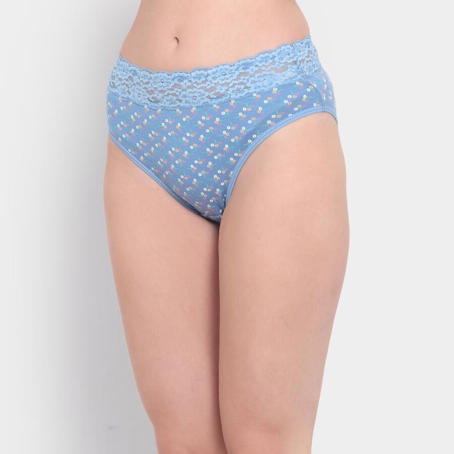 Lace Panty, मध्यम नीला, large image number null