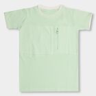 Boys' 100% Cotton Half Sleeves T-Shirt , हल्का हरा, small image number null