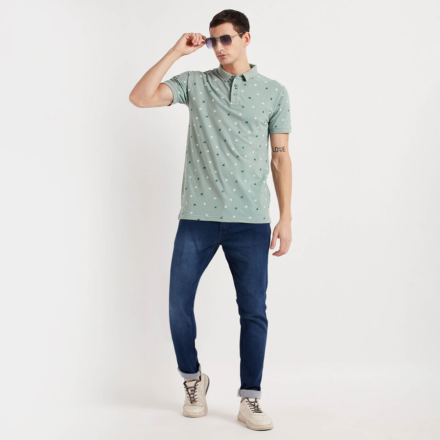 All Over Print Polo Shirt, हल्का हरा, large image number null