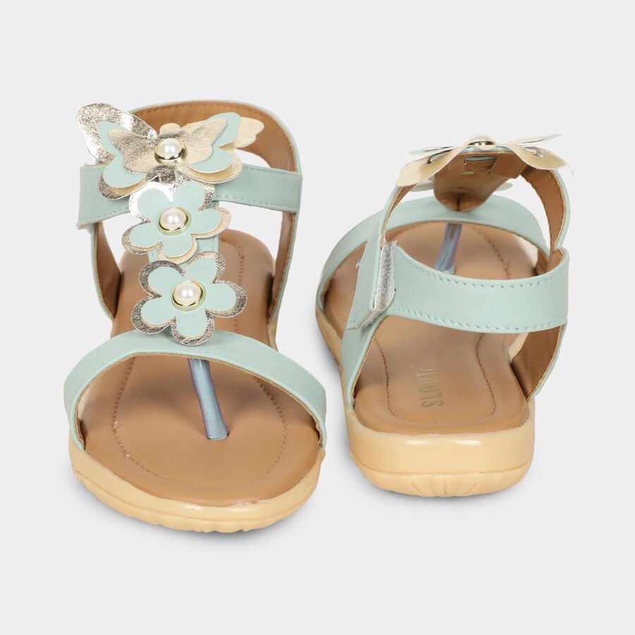 Girls' Sandal, Green, large image number null