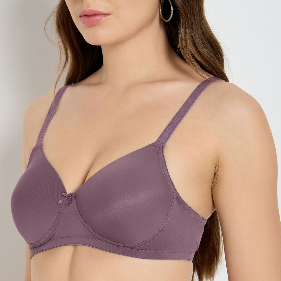 Ladies' Bra , बैंगनी, large image number null