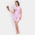 Ladies' Nighty , हल्का गुलाबी, small image number null