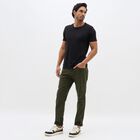 Men's Olive Green Slim Fit Jeans, Olive, small image number null