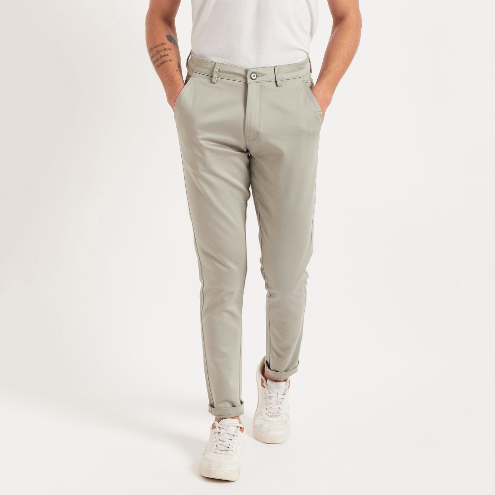 Skinny fit casual trousers hotsell