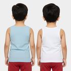 Boys' Vest, हल्का नीला, small