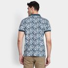 Men's 100% Cotton Collared Half Sleeves T-Shirt, Dark Blue, small image number null
