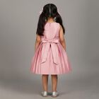 Girls' Soft Pink Sequin Sleeveless Party Wear Frock, हल्का गुलाबी, small image number null