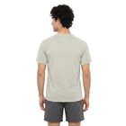 Men's Grey Round Neck Regular Drifit T-Shirt, हल्का ग्रे, small