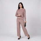 Women's Light Pink Velour Track suit, Light Pink, small