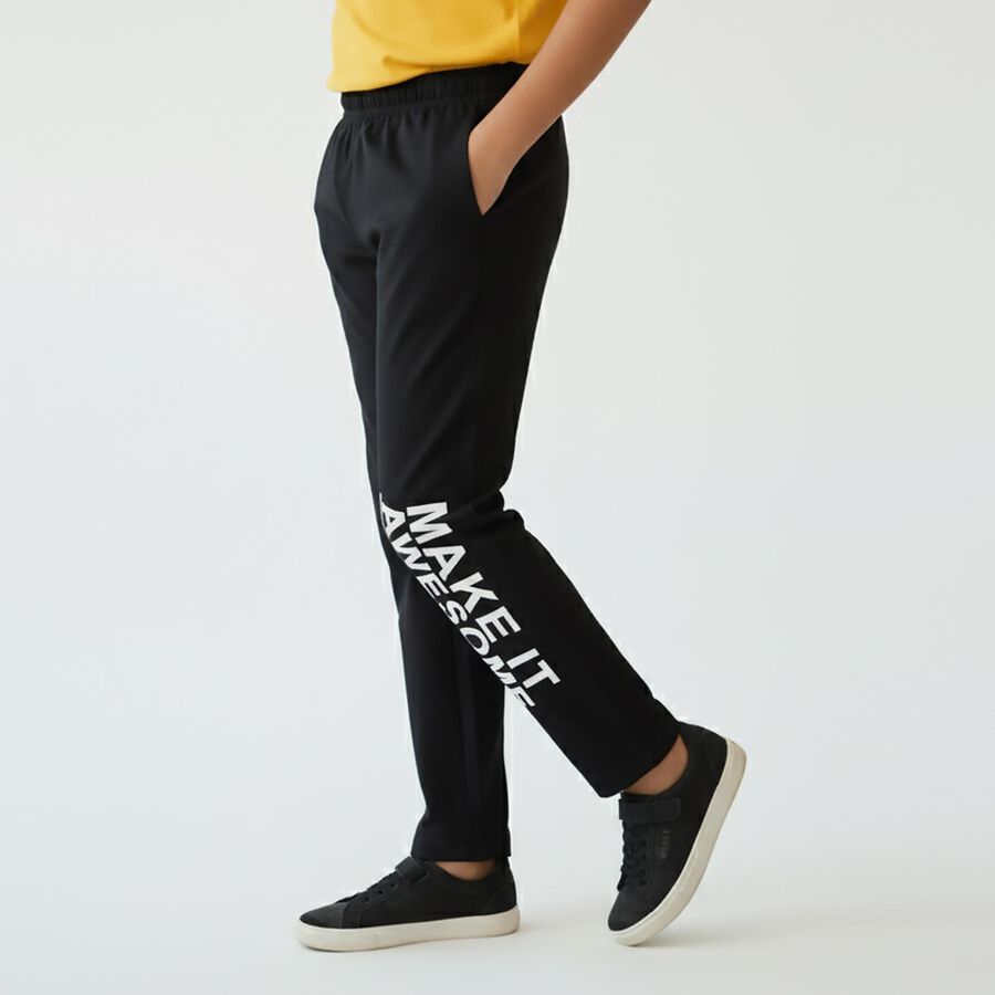 Boys' Pyjama, काला, large image number null