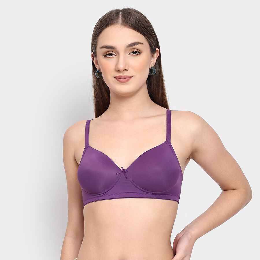 Ladies' Bra, बैंगनी, large image number null