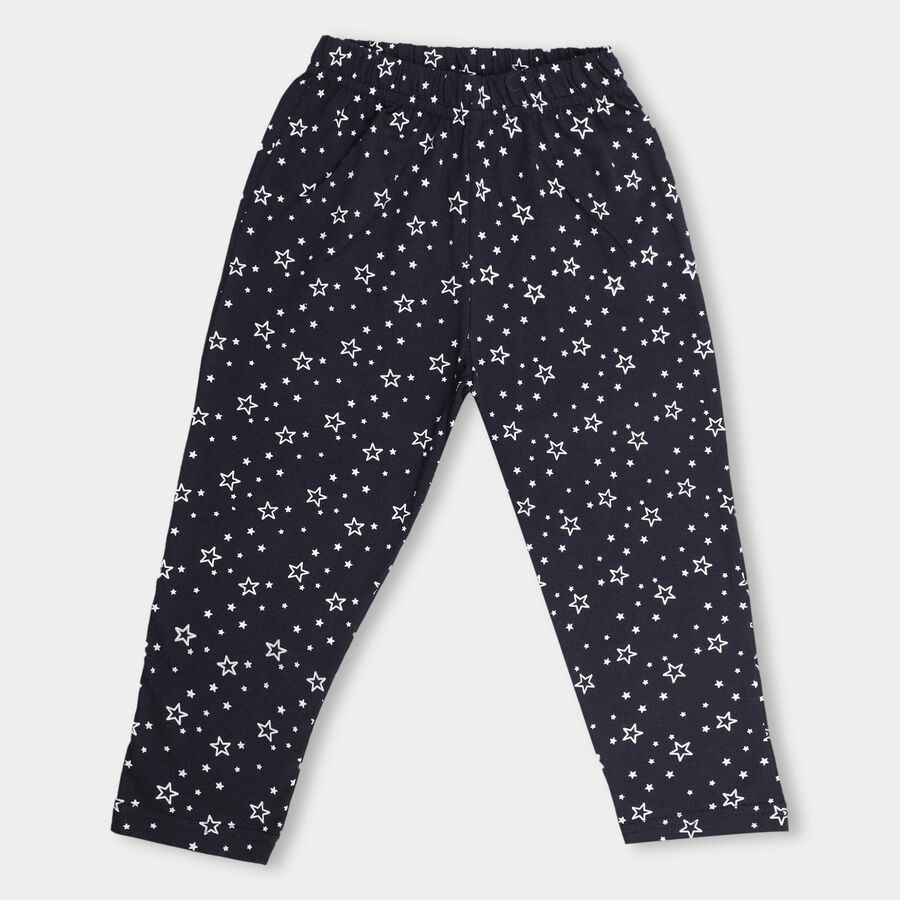 Girls' Pyjama, Navy Blue, large image number null