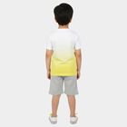 Boys' White Cotton Round Neck Ombre Baba Suit, Off White, small