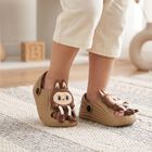 Boys' Beige Slip-On Back Strap Sandals, Beige, small
