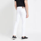 Classic 5 Pocket Skinny Jeans, सफ़ेद, small image number null