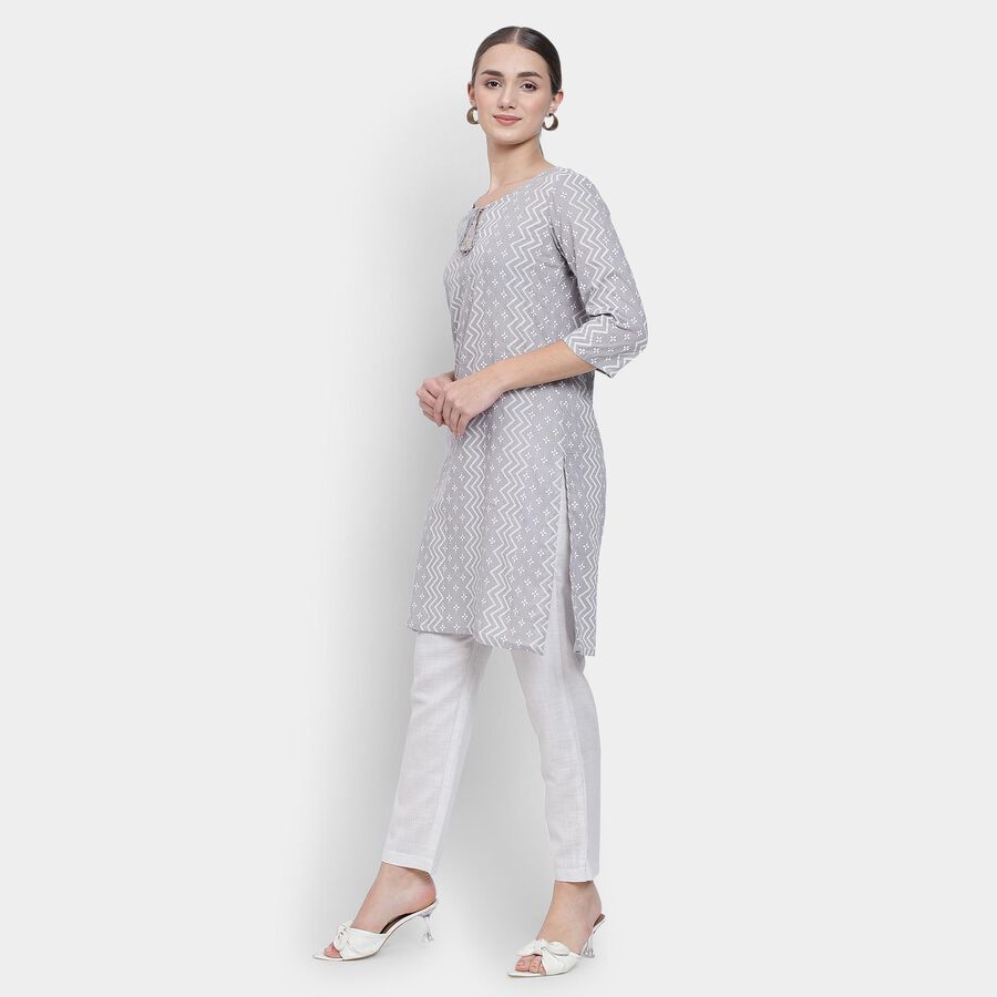 Ladies' Kurta , Light Grey, large image number null