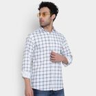 Checks Casual Shirt, White, small image number null