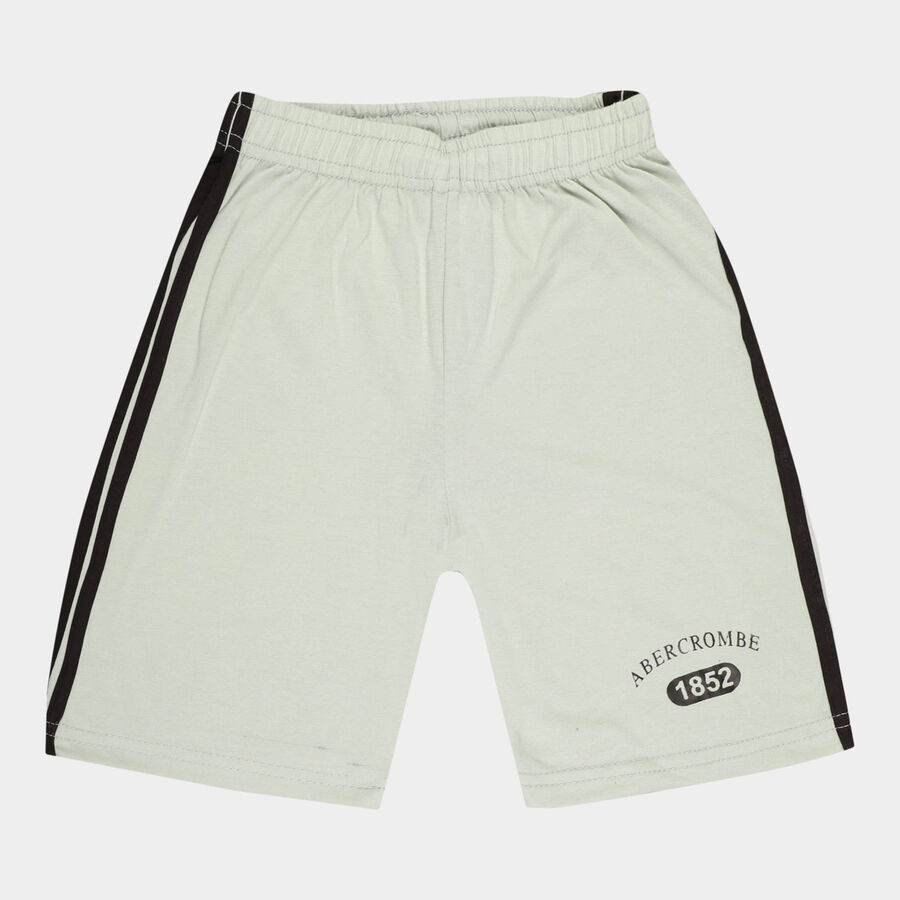 Boys Stripes Bermuda, Light Green, large image number null