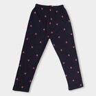 Girls' Pyjama, Navy Blue, small image number null