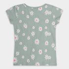 Girls' 100% Cotton T-Shirt , Light Green, small image number null