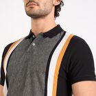 Men's Collared Half Sleeves T-Shirt , काला, small image number null
