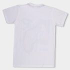 Boys' 100% Cotton Half Sleeves T-Shirt , सफ़ेद, small image number null