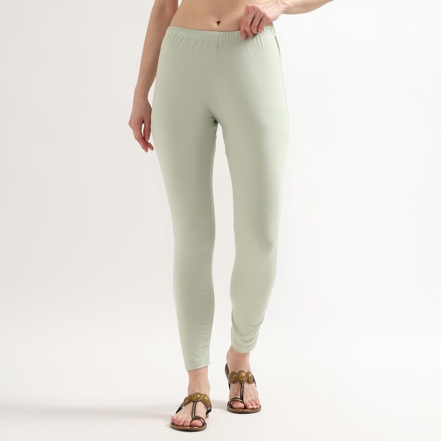 Ladies' Ankle Length Churidar, हल्का हरा, large image number null