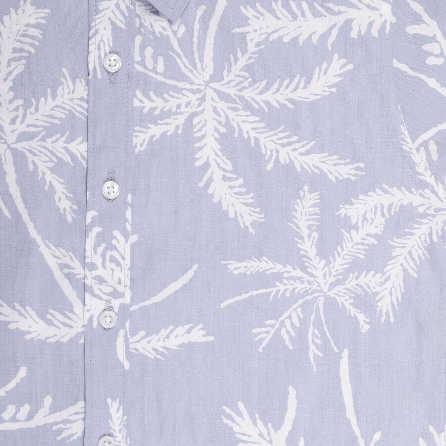 Boys' 100% Cotton Casual Shirt , हल्का नीला, large