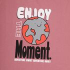 Boys' Bright Pink Round Neck Casual T-Shirt, गुलाबी, small image number null