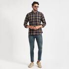 Cotton Checks Casual Shirt, Mustard, small image number null