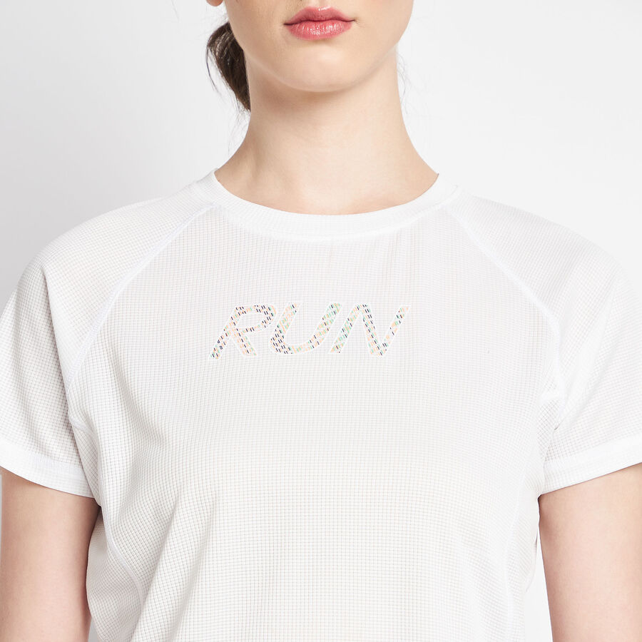 Round Neck T-Shirt, सफ़ेद, large image number null