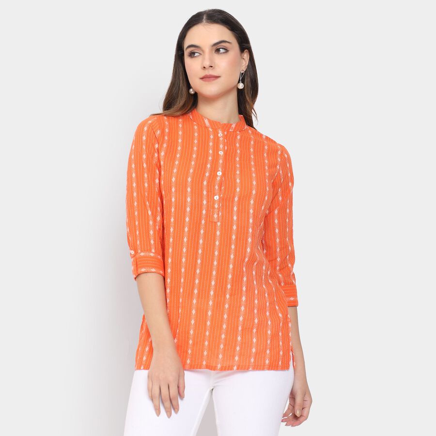 Ladies' Kurti , नारंगी, large image number null