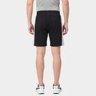 Men's Navy Blue Regular Fit Athletic Bermuda Shorts, नेवी ब्लू, small