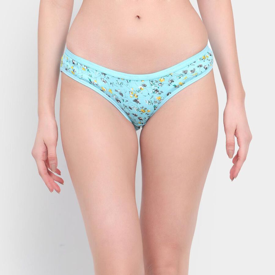 Printed Panty, Dark Green, large image number null