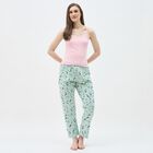 Women's White Cotton V-Neck Minimalist Slip, Pink, small