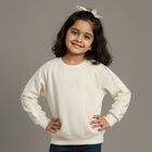 Girls' Sweatshirt, Beige, small image number null