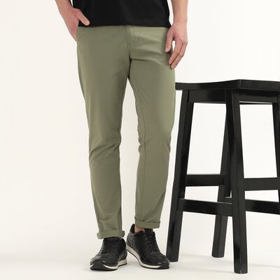 Men's Slim Fit Casual Trousers