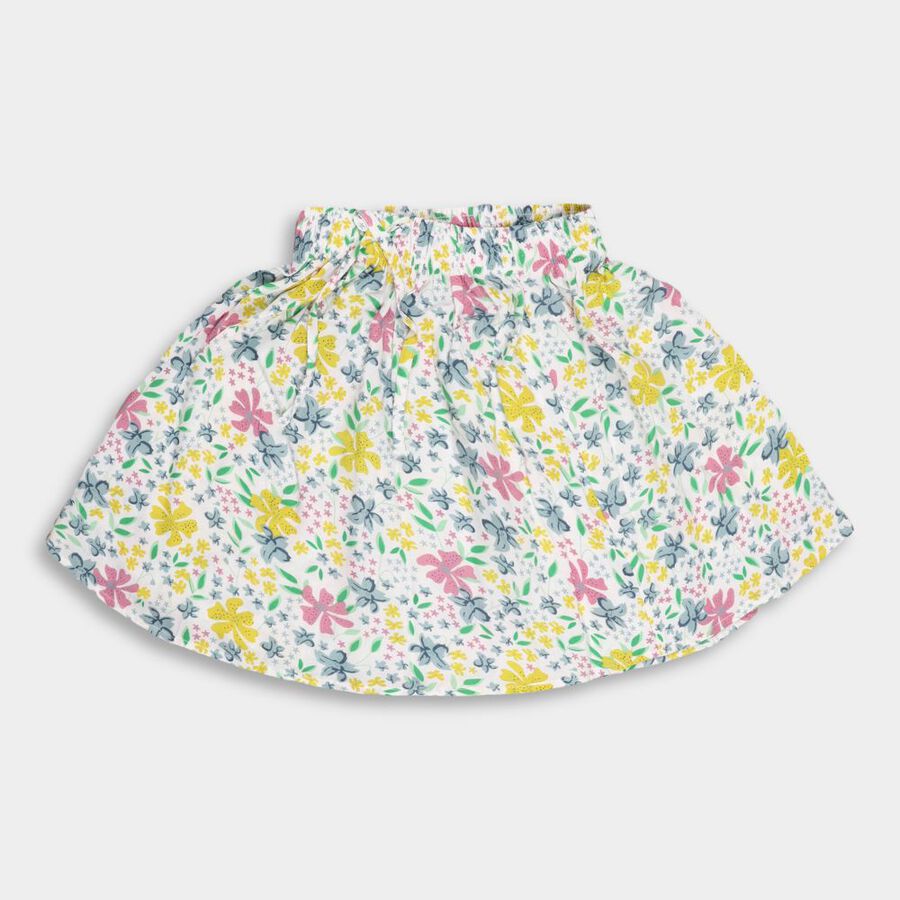 Girls' Skirt, ऑफ व्हाइट, large image number null