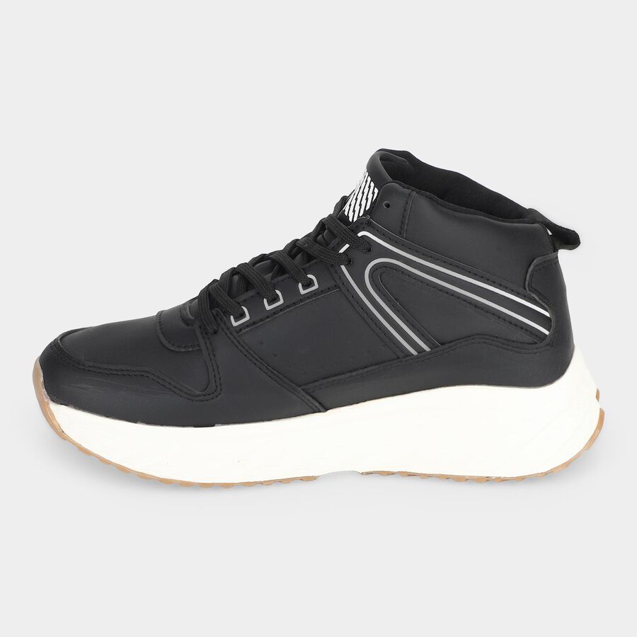 Men's Casual Shoes, काला, large