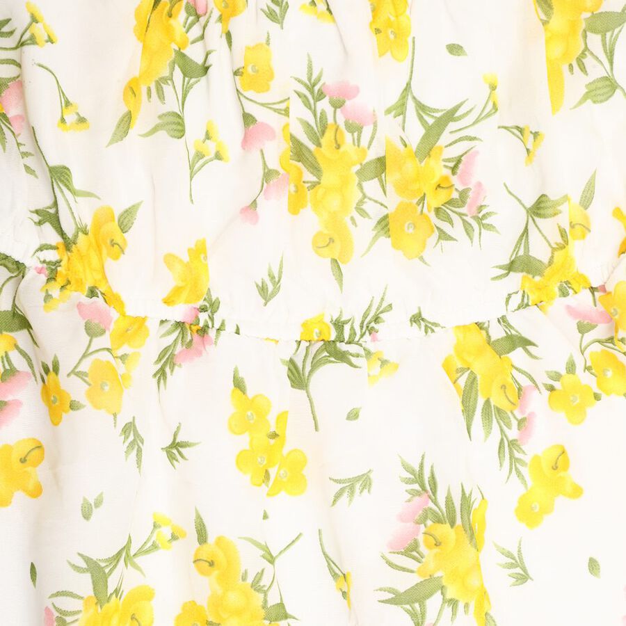 Girls' Dress, Yellow, large image number null