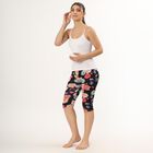 Ladies' Flared Capri , काला, small image number null