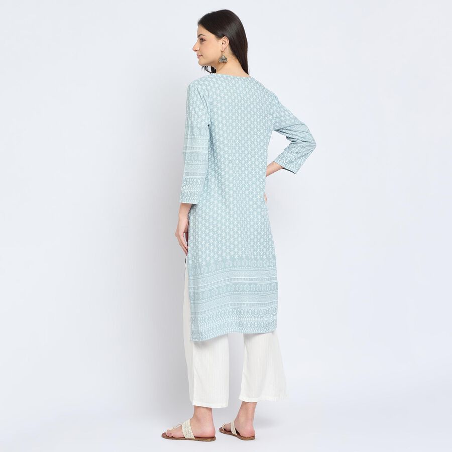 Ladies' Kurta, हल्का ग्रे, large image number null