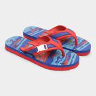 Kids Bright Scarlet Red and Royal Blue Thong Slippers, Blue, small image number null