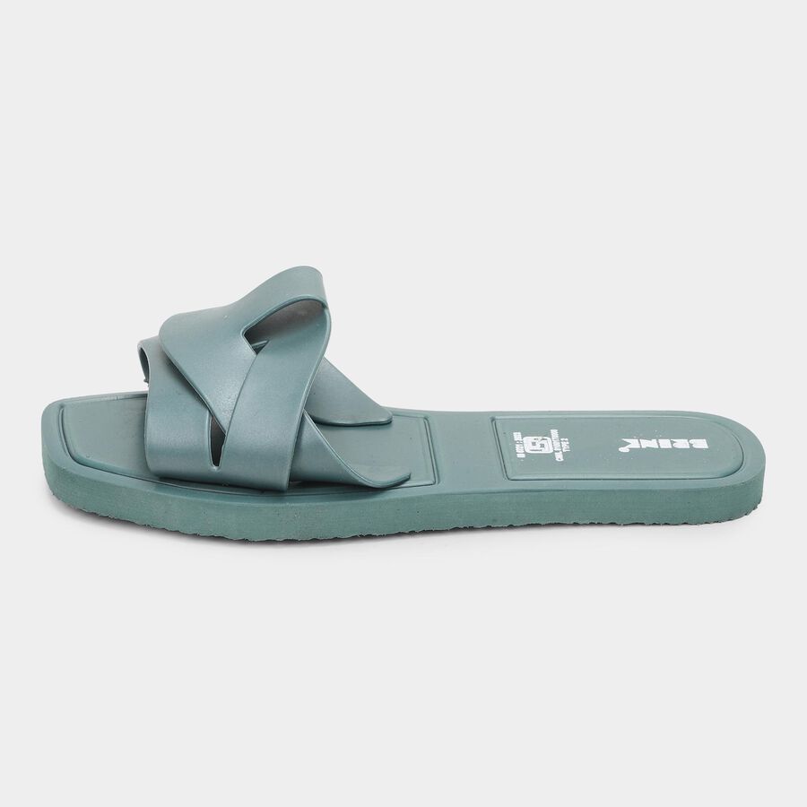 Ladies' Slipper, हरा, large image number null