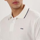 Men's Collared Half Sleeves T-Shirt, White, small image number null